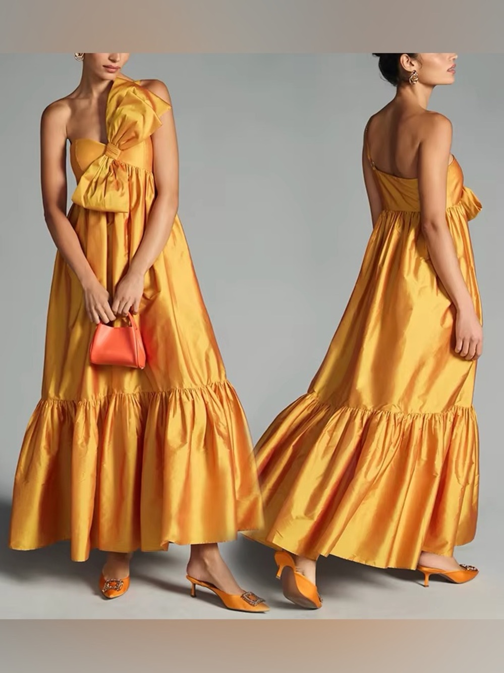Atsu Sally Bow Midi Dress - Anthropologie